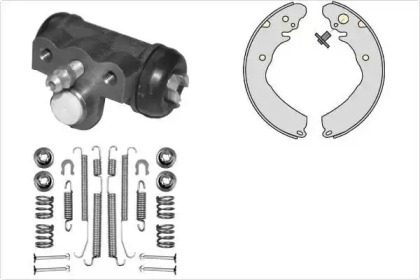Комплект тормозов, барабанный тормозной механизм MGA K742967