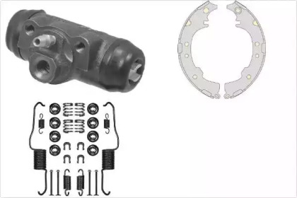 Комплект тормозов, барабанный тормозной механизм MGA K778987