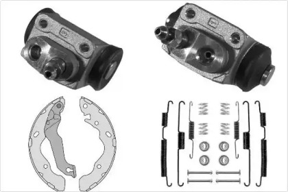 Комплект тормозов, барабанный тормозной механизм MGA K795935