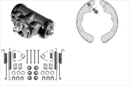 Комплект тормозов, барабанный тормозной механизм MGA K809312
