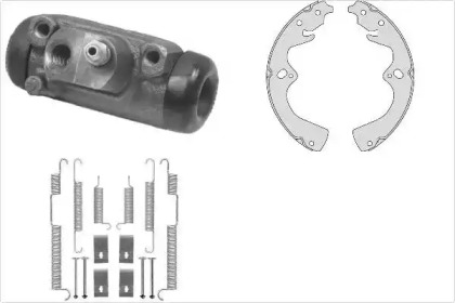Комплект тормозов, барабанный тормозной механизм MGA K837823
