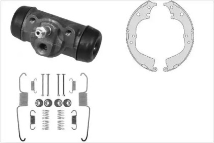 Комплект тормозов, барабанный тормозной механизм MGA K928872