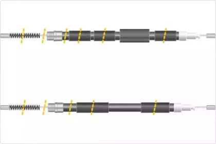 Трос, стояночная тормозная система MGA KC4008