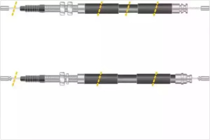Трос, стояночная тормозная система MGA KC4014