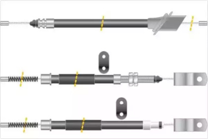 Трос, стояночная тормозная система MGA KC4082