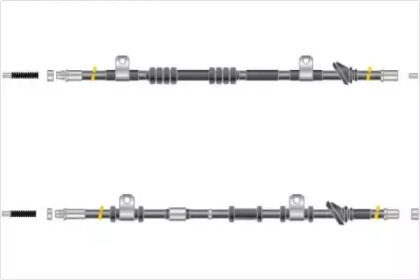 Трос, стояночная тормозная система MGA KC4274