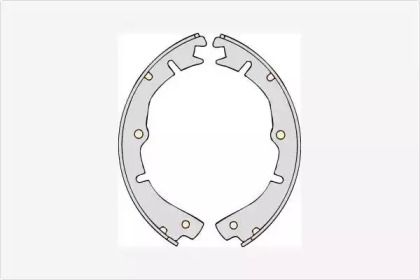 Комлект тормозных накладок MGA M573