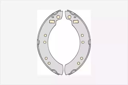 Комплект тормозных колодок MGA M597