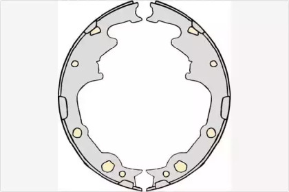 Комлект тормозных накладок MGA M722
