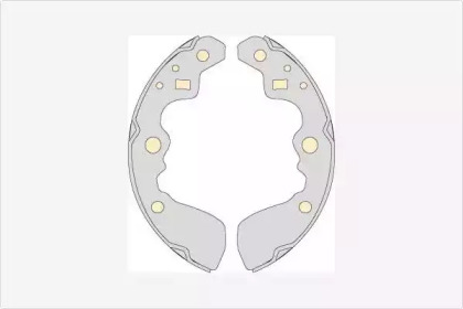Комлект тормозных накладок MGA M769