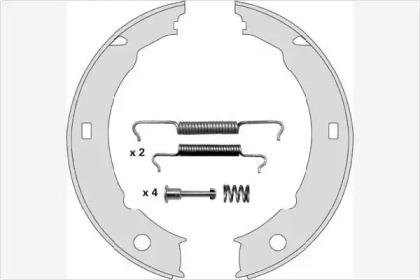 Комлект тормозных накладок MGA M774R