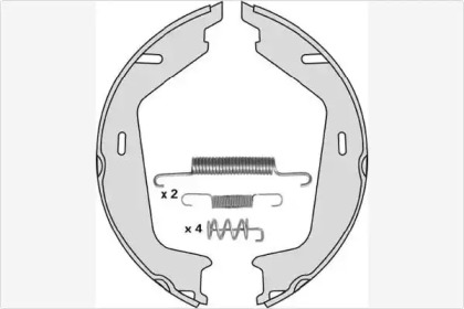 Комлект тормозных накладок MGA M782R