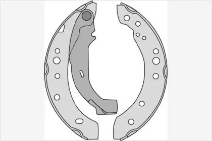 Комлект тормозных накладок MGA M783