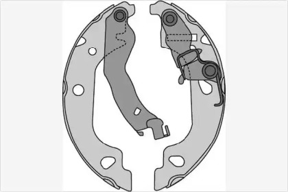 Комлект тормозных накладок MGA M786