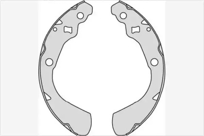 Комлект тормозных накладок MGA M793