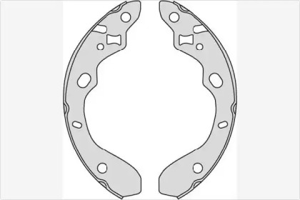 Комлект тормозных накладок MGA M799