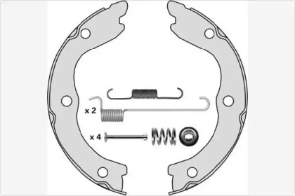 Комлект тормозных накладок MGA M839R