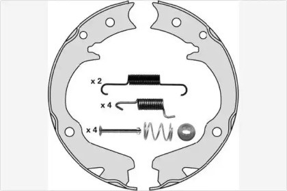 Комлект тормозных накладок MGA M859R