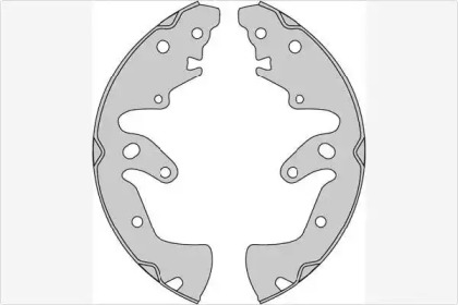 Комлект тормозных накладок MGA M879