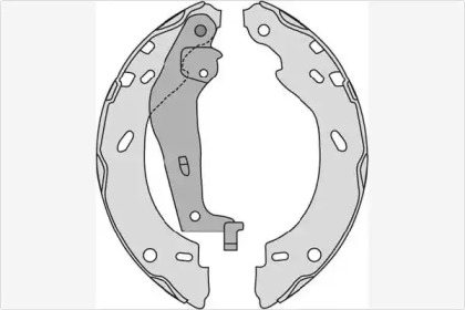 Комлект тормозных накладок MGA M906