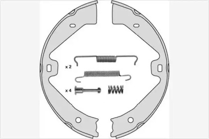 Комлект тормозных накладок MGA M931R
