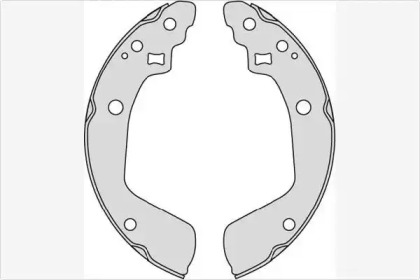 Комлект тормозных накладок MGA M932