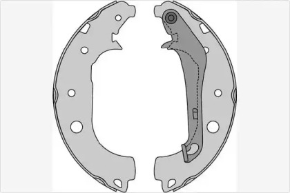 Комлект тормозных накладок MGA M947