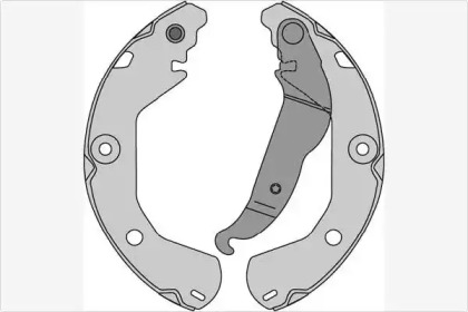 Комлект тормозных накладок MGA M952