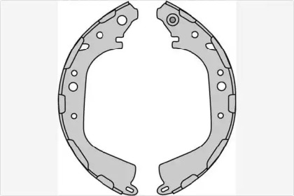 Комлект тормозных накладок MGA M958