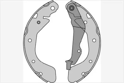 Комлект тормозных накладок MGA M960