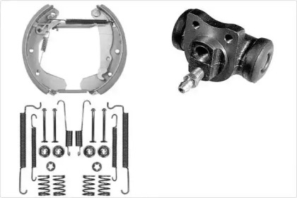Комплект тормозов, барабанный тормозной механизм MGA PM628512