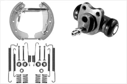 Комплект тормозов, барабанный тормозной механизм MGA PM628551
