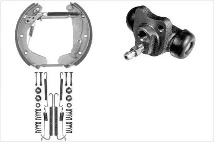 Комплект тормозов, барабанный тормозной механизм MGA PM629513