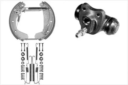 Комплект тормозов, барабанный тормозной механизм MGA PM629514
