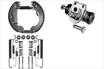 Комплект тормозов, барабанный тормозной механизм MGA PM630517