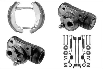 Комплект тормозов, барабанный тормозной механизм MGA PM672661