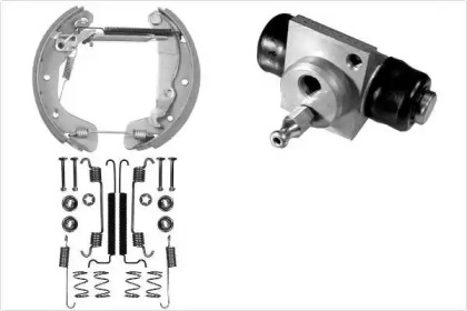 Комплект тормозов, барабанный тормозной механизм MGA PM680576
