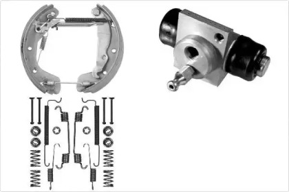 Комплект тормозов, барабанный тормозной механизм MGA PM681576