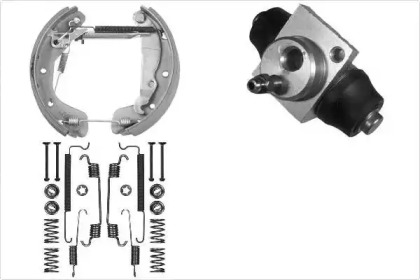Комплект тормозов, барабанный тормозной механизм MGA PM681948