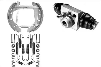 Комплект тормозов, барабанный тормозной механизм MGA PM717573