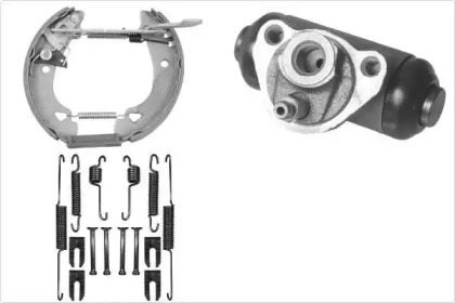 Комплект тормозов, барабанный тормозной механизм MGA PM727115