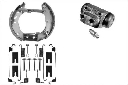 Комплект тормозов, барабанный тормозной механизм MGA PM740463