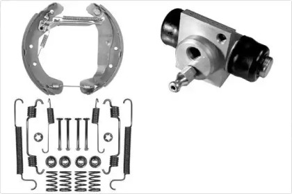 Комплект тормозов, барабанный тормозной механизм MGA PM744576