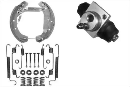 Комплект тормозов, барабанный тормозной механизм MGA PM744948