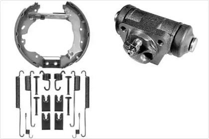 Комплект тормозов, барабанный тормозной механизм MGA PM759473