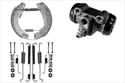 Комплект тормозов, барабанный тормозной механизм MGA PM762496