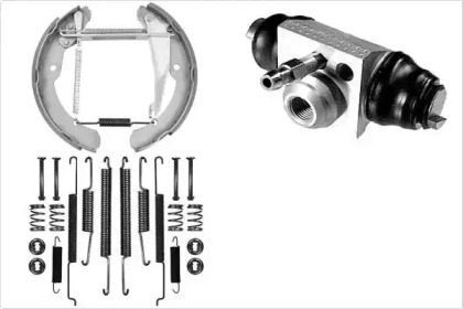 Комплект тормозов, барабанный тормозной механизм MGA PM765574