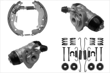 Комплект тормозов, барабанный тормозной механизм MGA PM772965