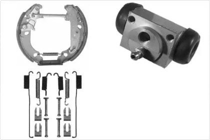 Комплект тормозов, барабанный тормозной механизм MGA PM789932
