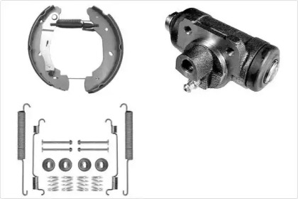 Комплект тормозов, барабанный тормозной механизм MGA PM791471